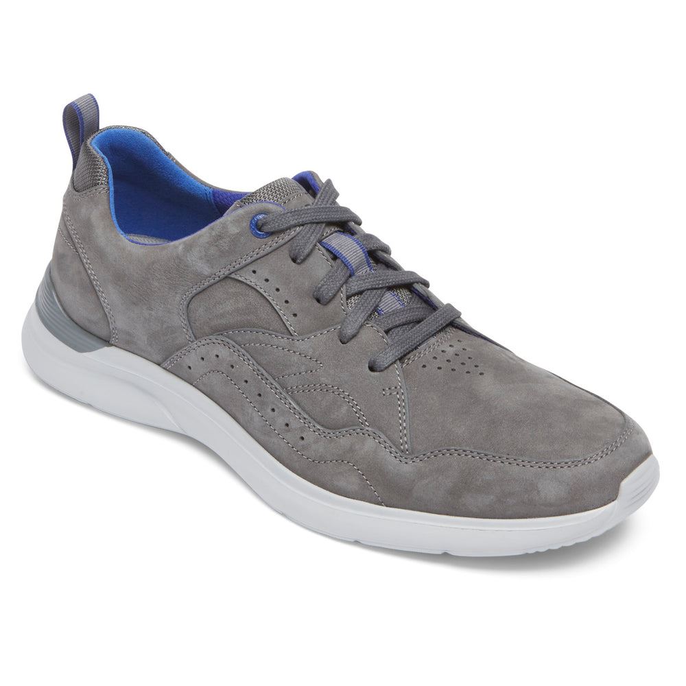 Rockport Men Total Motion Active Walk Sneaker - Steel Grey Nbk | 1S6xE0LM