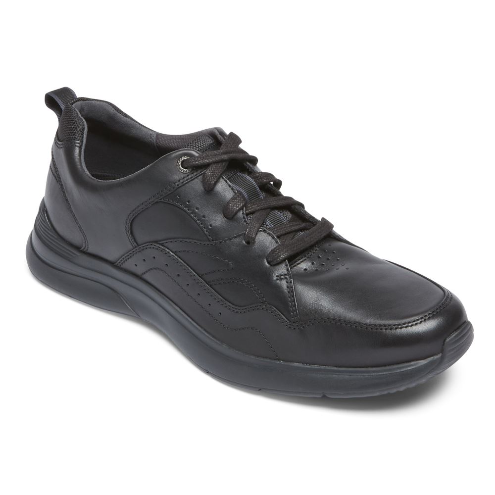 Rockport Men Total Motion Active Walk Sneaker - Black | 1ecE5mfG