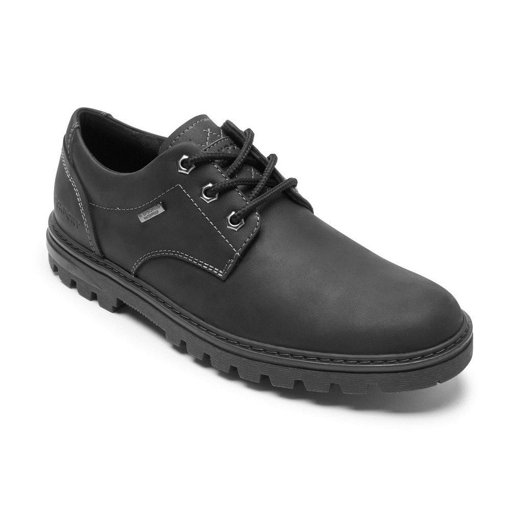 Rockport Men's Weather Or Not Oxford - Waterproof - BLACK LEATHER | 3E1Owtlx