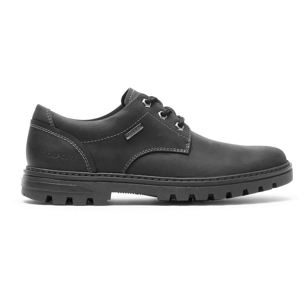 Rockport Men's Weather Or Not Oxford - Waterproof - BLACK LEATHER | 3E1Owtlx