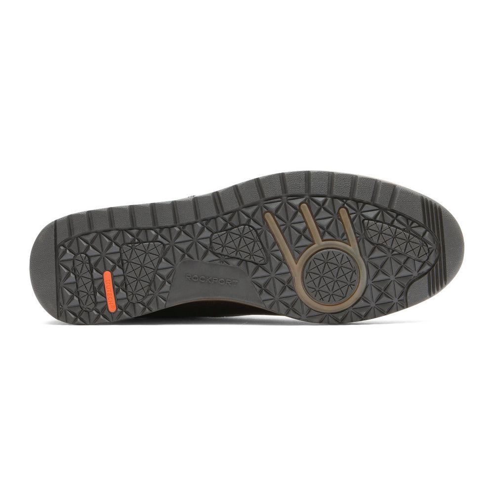 Rockport Men Bronson Plain Toe Sneaker - DARK BROWN LEA | EW00HX6f