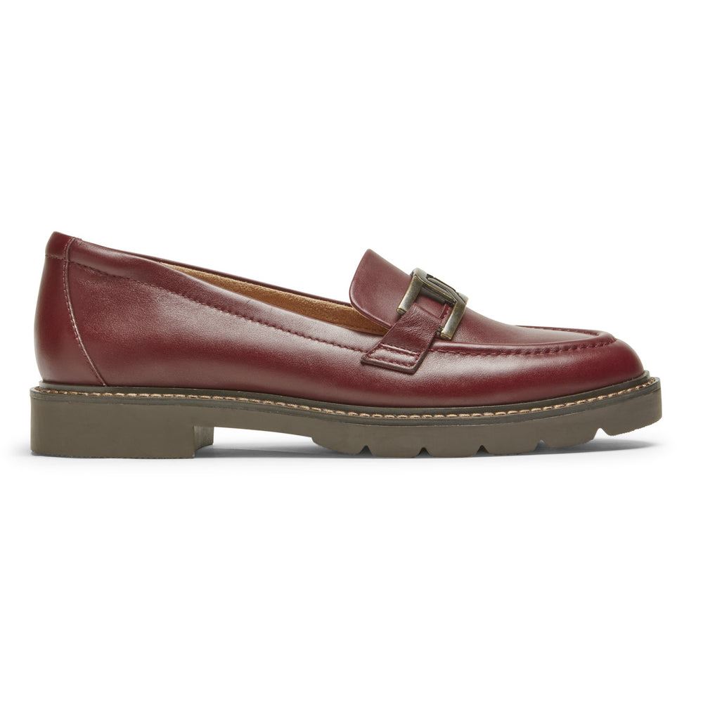 Rockport Women Kacey Chain Loafer - Tawny Port | H1EOpZvH