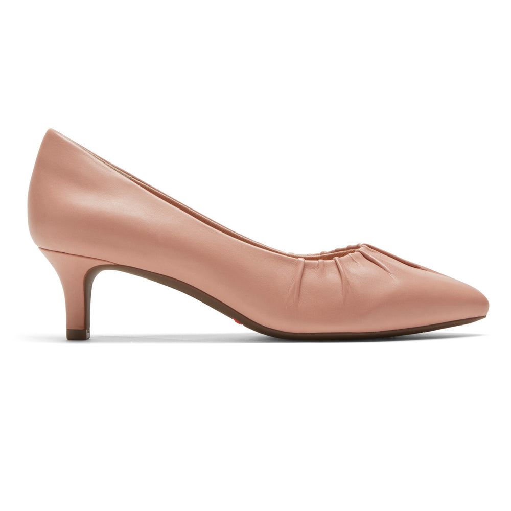 Rockport Women Total Motion Kalila Gathered Heel - Tuscany Pink | LSGSscAL