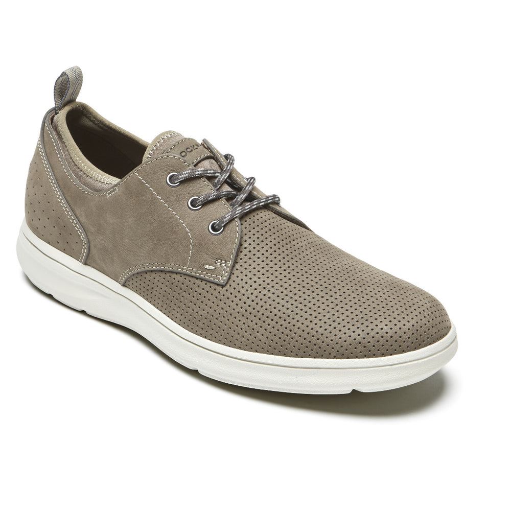 Rockport Men's Beckwith Plain Toe Oxford - OLIVE | OwcoAvVE