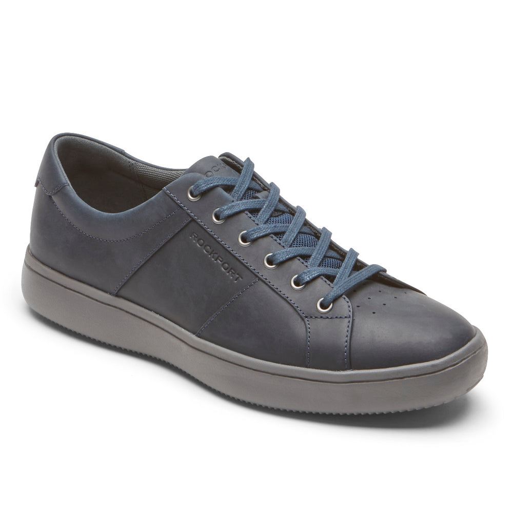 Rockport Men's Jarvis Lace-to-Toe Sneaker - NAVY LEATHER | UrRmBvRo