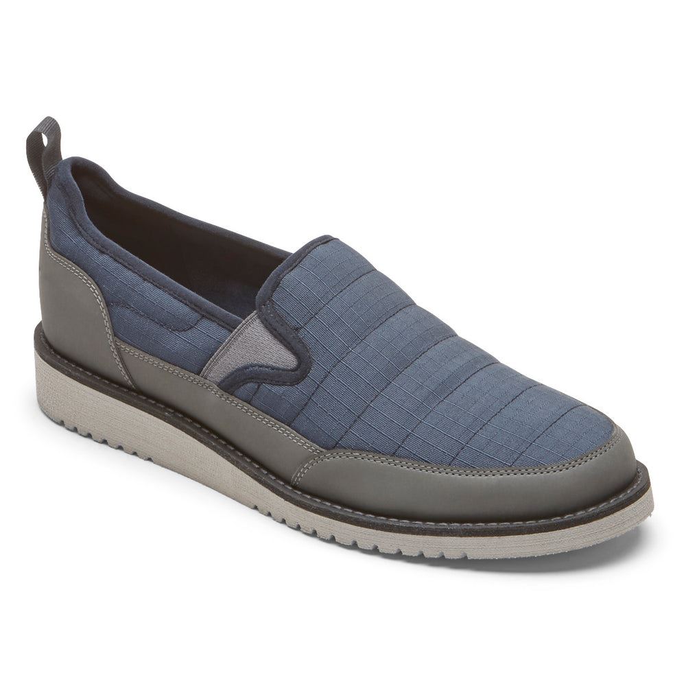 Rockport Men's Axelrod Quilted Slip-On - NAVY RIPSTOP | Vy0YnVXP