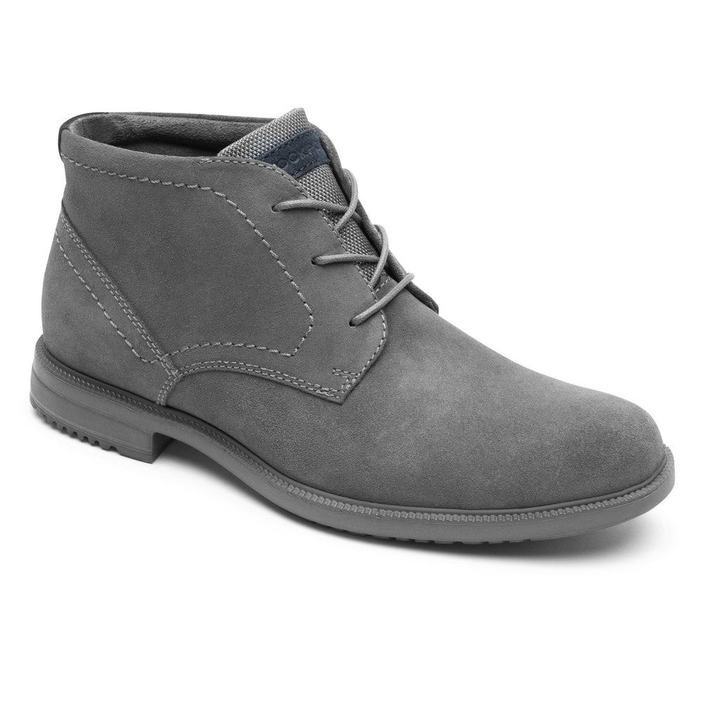 Rockport Men Berenger Chukka Boot - Steel Grey | W5aQFppV