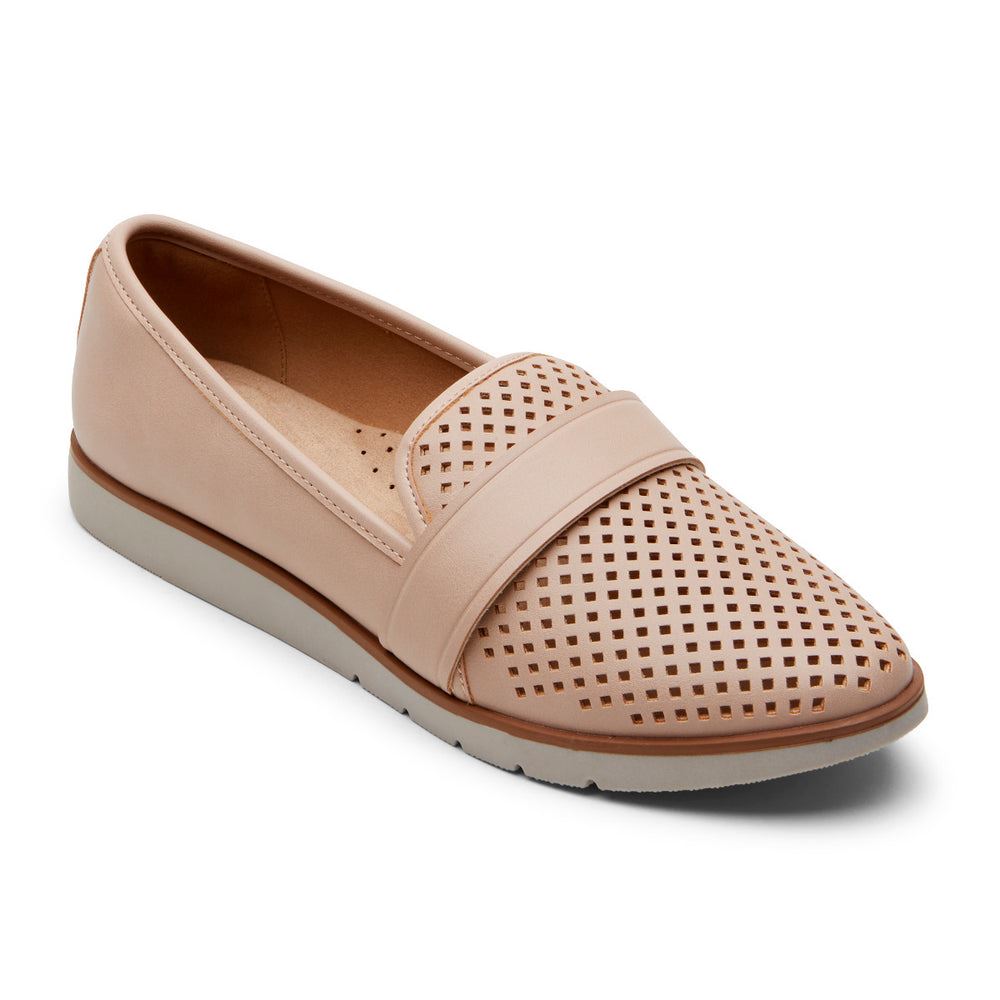 Rockport Women Stacie Perforated Loafer - PINK | XL0Rtv6t