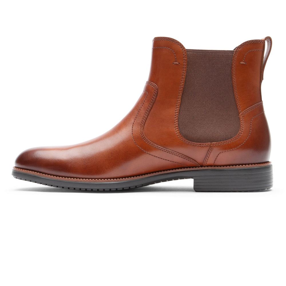 Rockport Men Total Motion DresSports Chelsea Boot - British Tan | a6hy612A