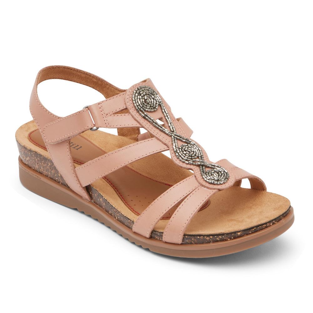 Cobb Hill Women's May Beaded Sandal - Tuscany Pink | f18JdGhm