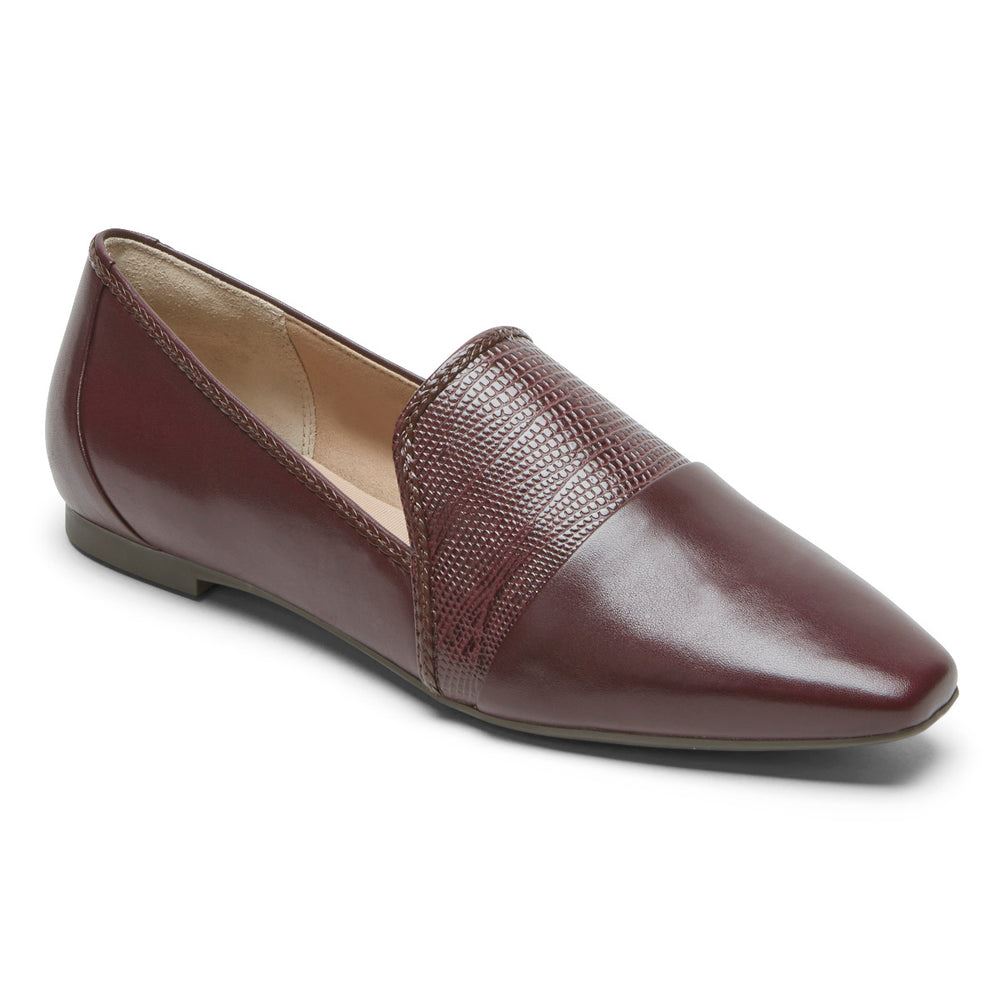 Rockport Women's Total Motion Laylani Accent Loafer - Oxblood | gM6wExeK