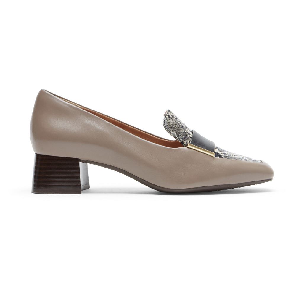 Rockport Women's Total Motion Esma Loafer - DOVER TAUPE | mC7ahrFz