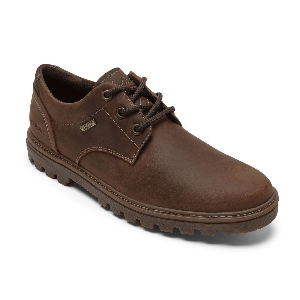 Rockport Men's Weather Or Not Oxford - Waterproof - NEW TAN LEATHER | mMiOKyBA
